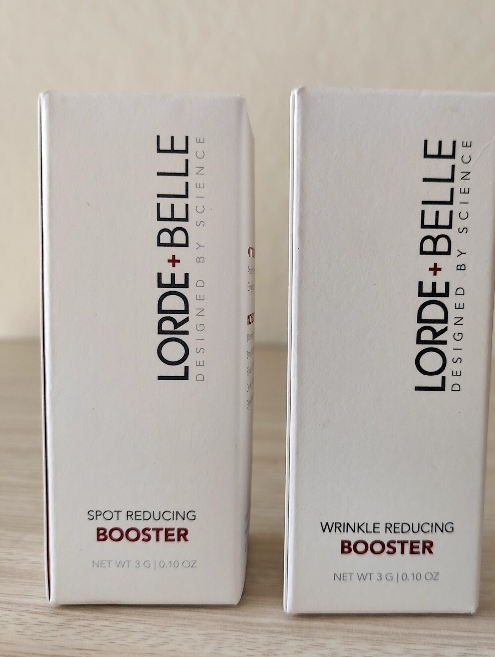 Lorde+Belle Skincare Set. Wrinkle Reducing Booster+Spot Reducing Booster. New